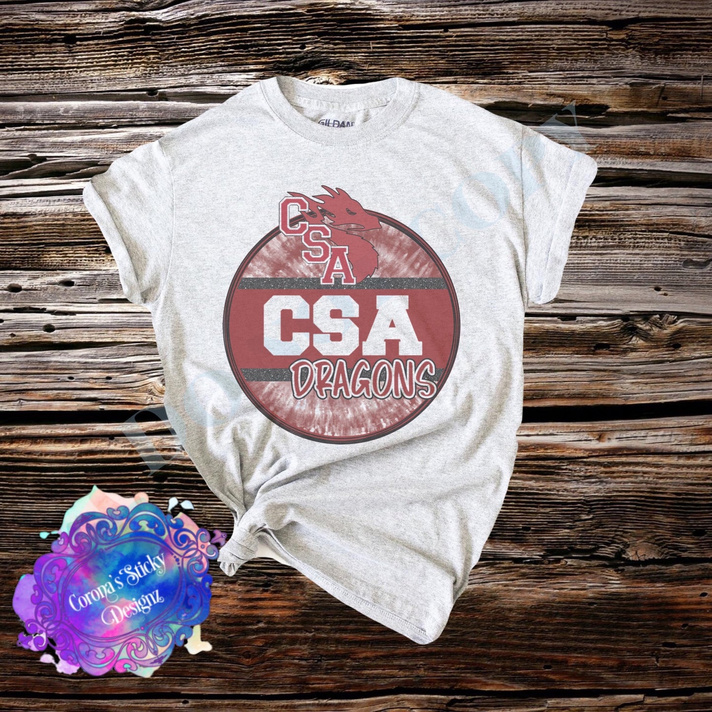 CSA New Tech Dragons Tie Dye