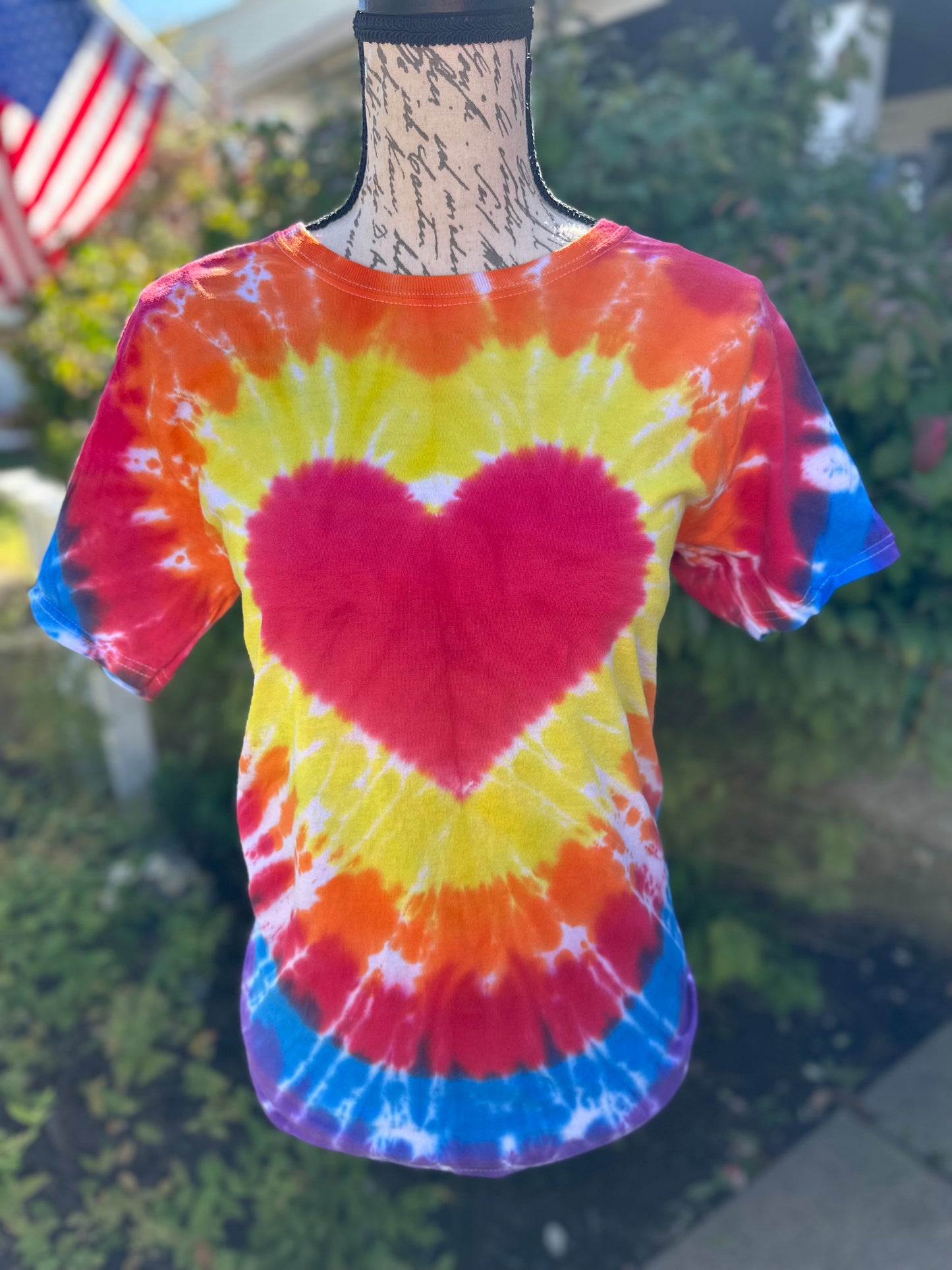 Tie Dye Heart Unisex T-Shirt