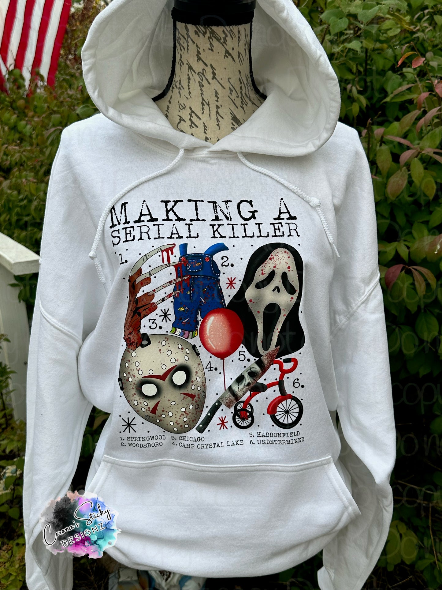 Making a serial killer hoodie