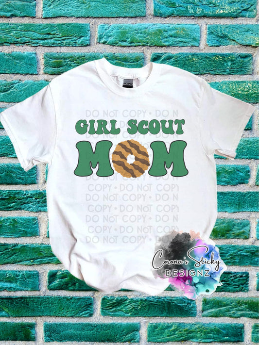 Girl Scout cookie Mom