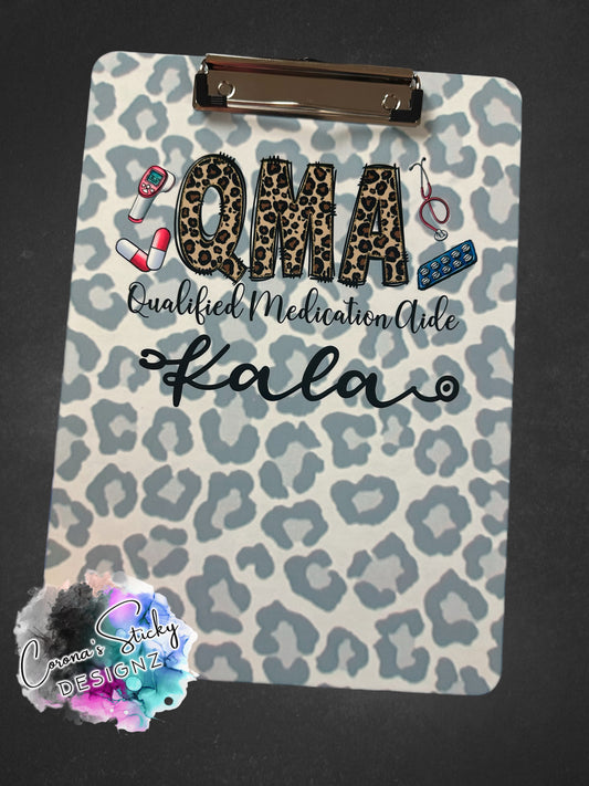 Customized RN nursing clipboard personalized CNA LPN MA CCMA scrubs nursing school nursing student gift