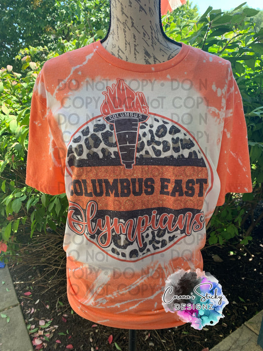 Columbus East Olympians leopard