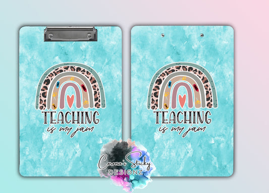 Teaching is my jam clipboard gift teacher's week end of school year gift teacher gift