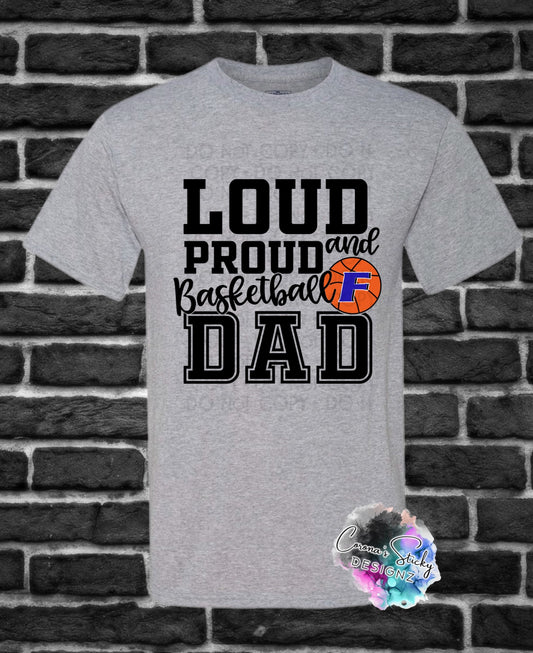 Loud & proud basketball Dad Franklin