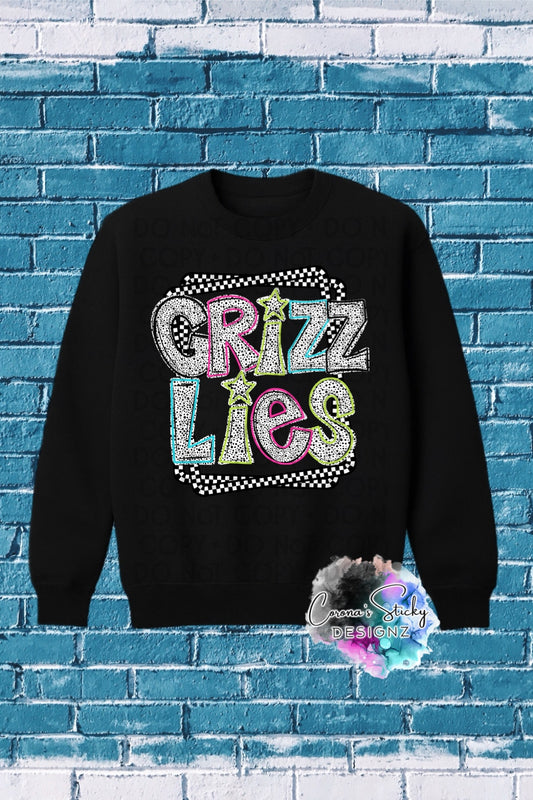 Grizzlies doodle letters