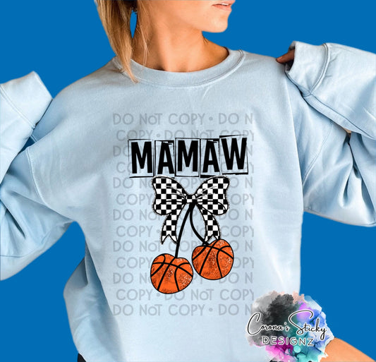 Basketball Mamaw cherries