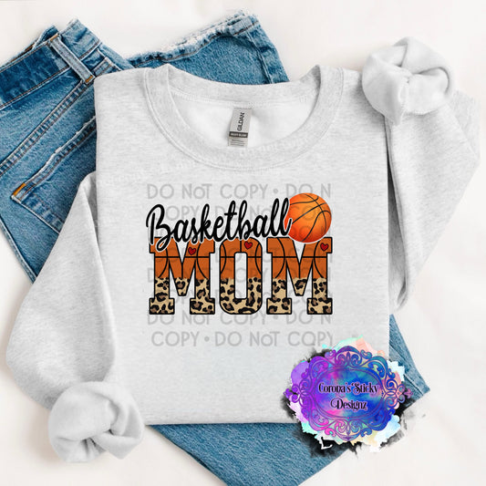 Basketball mom leopard
