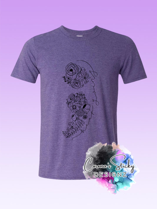 Keep going suicide awareness t-shirt