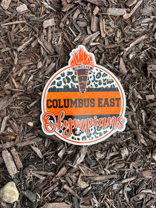 6" Columbus East Decal decal car laptop UV proof