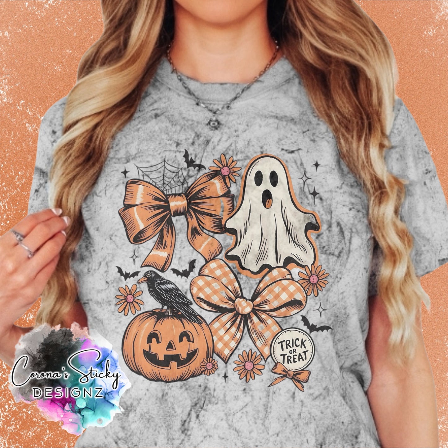 Haunted harvest bows t-shirt