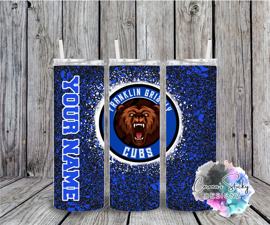 Franklin Grizzly Cubs tumbler