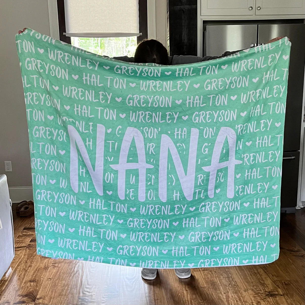 Custom name blanket perfect gift for Mother's Day Mom Grandma Mimi Auntie Sister Mother-in-law gift baby shower blanket with names